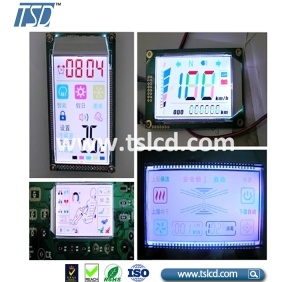 Painel de vidro LCD personalizado TSD FSTN positivo TSD para máquina