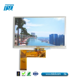 Visor LCD TFT de 7” de alto brilho com RTP 4wries