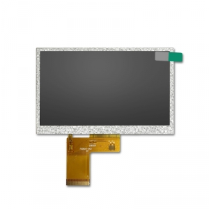 WVGA 800x480 de resolução de lcd de 5 polegadas do monitor com amplo temperatura