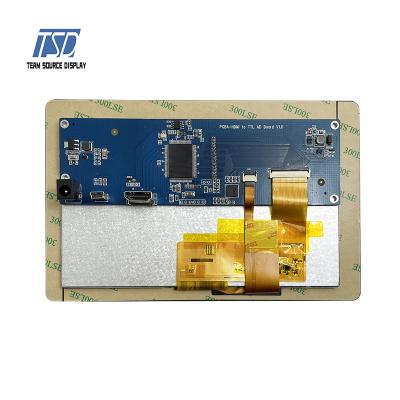 LCD tft de 7 polegadas 800*480 res . com placa hdmi fácil de conectar ao pc e framboesa pi
