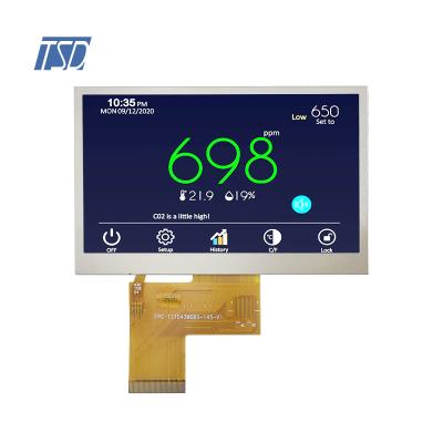 TSD LCD TFT de 4,3 polegadas com módulo LCD 480x272 com toque
    