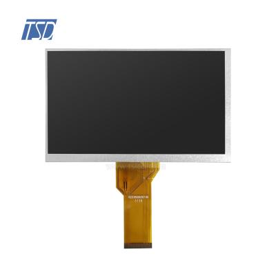Tela LCD de 7 polegadas com temperatura super ampla TSD e interface de 50 pinos