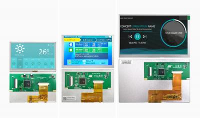 Tela de toque TFT LCD de 5 polegadas com resolução TSD 800 × 480 com interface MCU