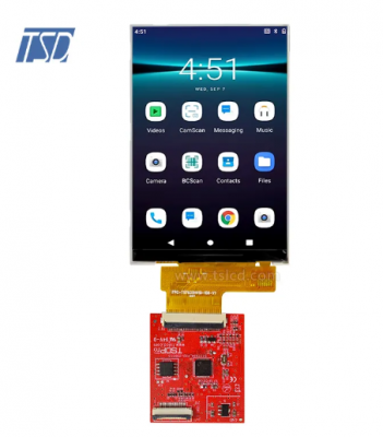 TSD HMI solução completa 3,5 '' tela lcd 320X480 interface UART para aplicação inteligente