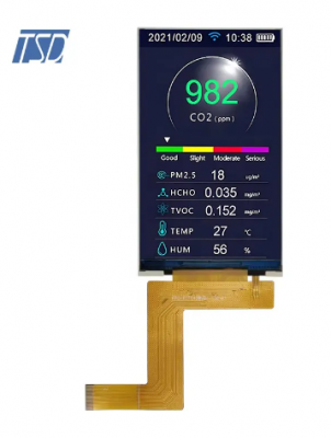 TSD painel LCD da personalização de TFT LCD de 4,3 polegadas definição do × 800 de 480 x (RGB)