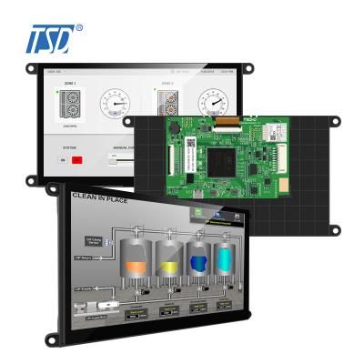Tela inteligente TSD Gen5 de 7 polegadas com resolução de 1024x600 IPS TFT LCD e interface CAN BUS