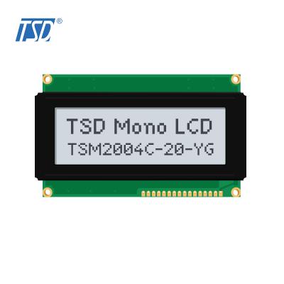 Módulo LCD TSD 20x4 caracteres STN-YG/ Azul/ FSTN positivo
