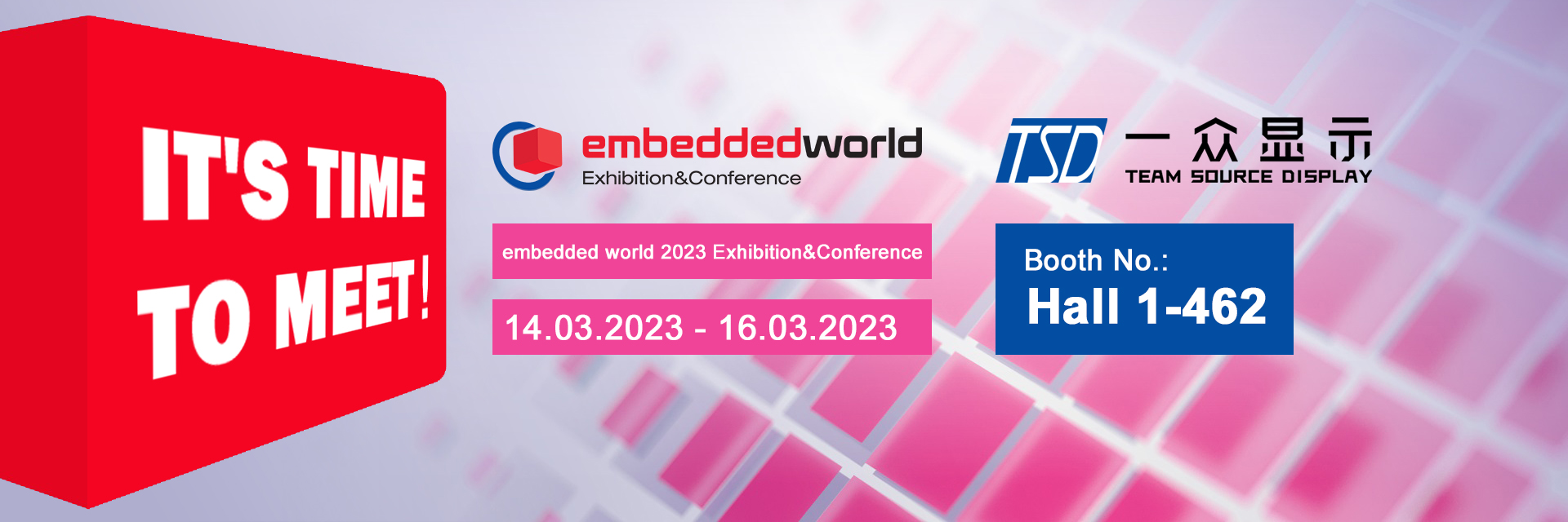 TSD join the embedded world exhibition & conference