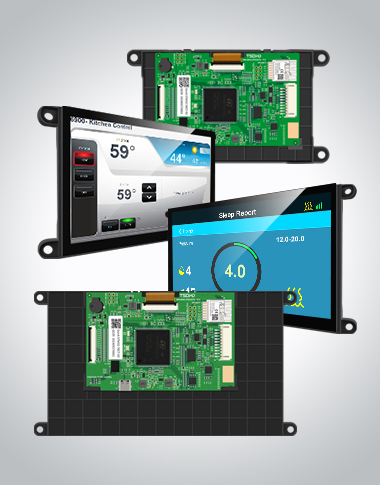 Módulos LCD inteligentes