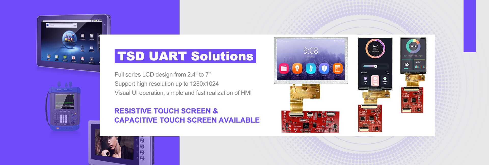 A solução de exibição TSD Pro UART LCD está chegando agora!
